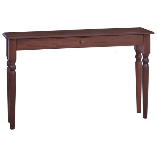 Console Table Classical Brown 120 cm Solid Mahogany Wood