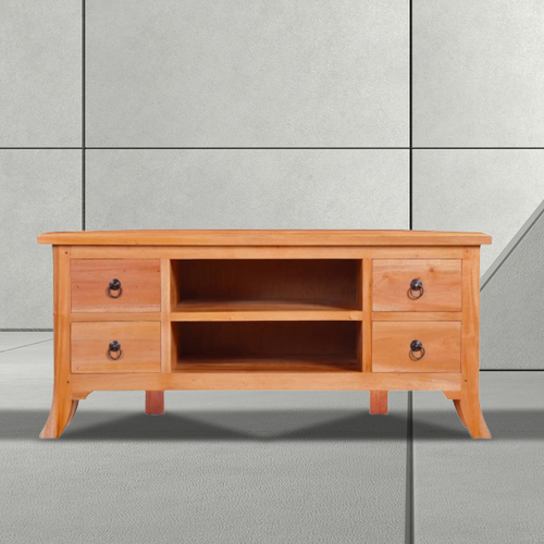 TV Cabinet 100x40x45 cm Solid Mahogany Wood