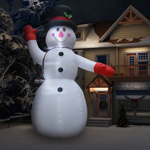 Christmas Inflatable Snowman with LED IP44 600 cm XXL