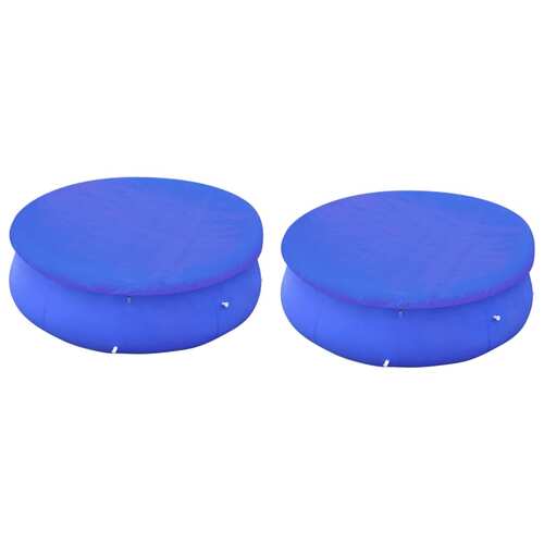 Pool Covers 2 pcs for 450-457 cm Round Above-Ground Pools