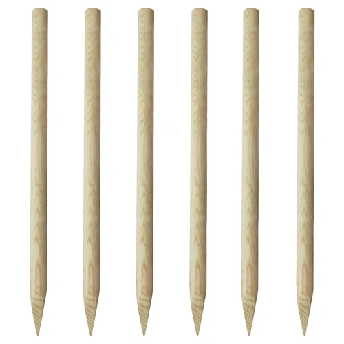 Fence Posts 6 pcs Wood 170 cm