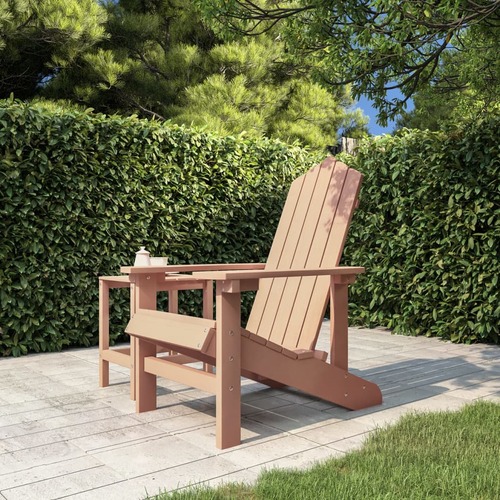 Garden Adirondack Chair HDPE Brown