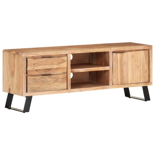 TV Cabinet 120x30x42 cm Solid Acacia Wood with Live Edges