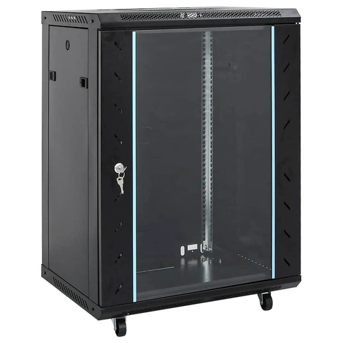 15U Network Cabinet 19" IP20 Black 60x45x86 cm