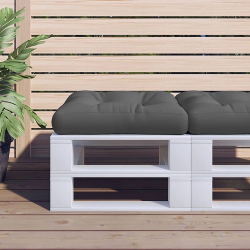 Pallet Cushion Anthracite 60x60x12 cm Fabric