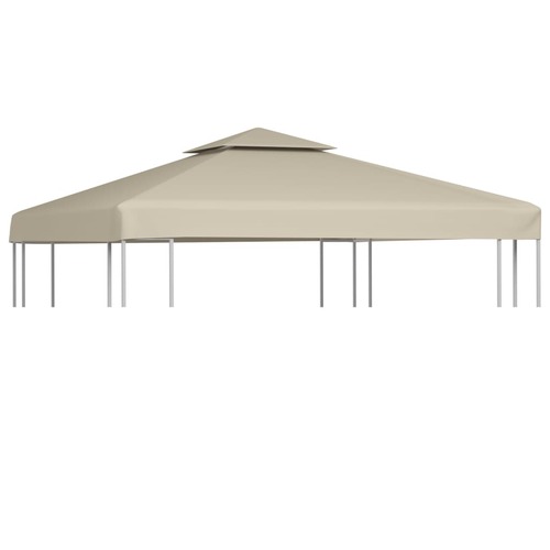 Water-proof Gazebo Cover Canopy Replacement 310 g / m² Beige 3 x 3 m