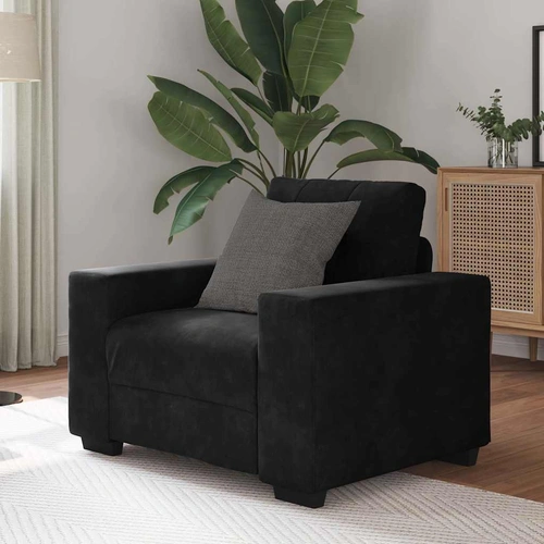 Sofa Chair Black 60 cm Velvet