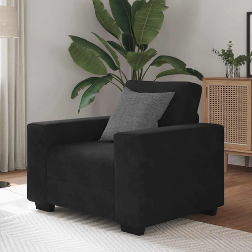 Sofa Chair Black 60 cm Velvet