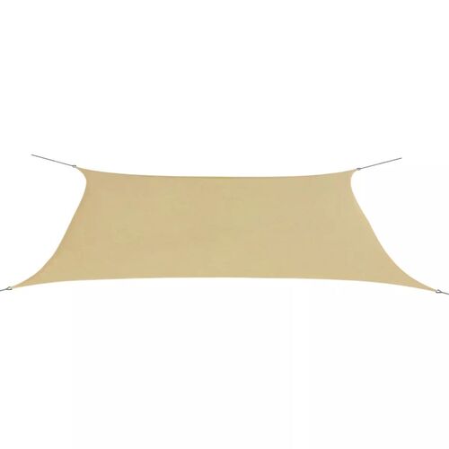 Sunshade Sail Oxford Fabric Rectangular 4x6 m Beige