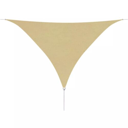 Sunshade Sail Oxford Fabric Triangular 3.6x3.6x3.6 m Beige