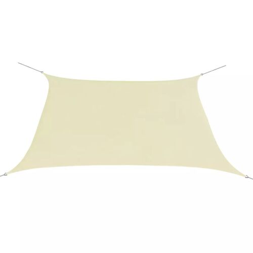 Sunshade Sail Oxford Fabric Square 3.6x3.6 m Cream