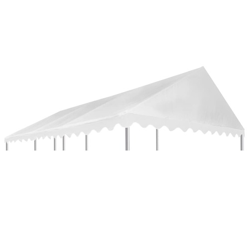 Gazebo Top Cover PVC 500 g/m² 3x6 m White