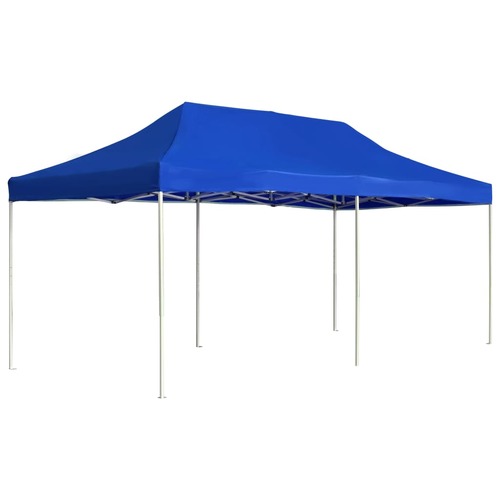 Professional Folding Party Tent Aluminium 6x3 m Blue