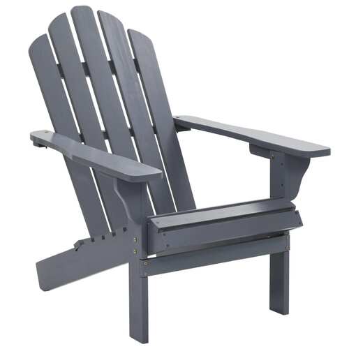 Garden Chair Wood Grey