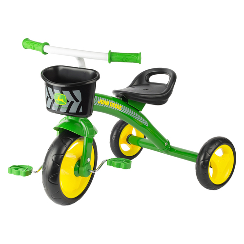 John Deere Green Steel Tricycle Ride On Toy