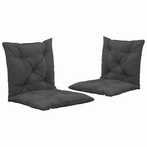 Swing Chair Cushions 2 pcs Anthracite 50 cm Fabric