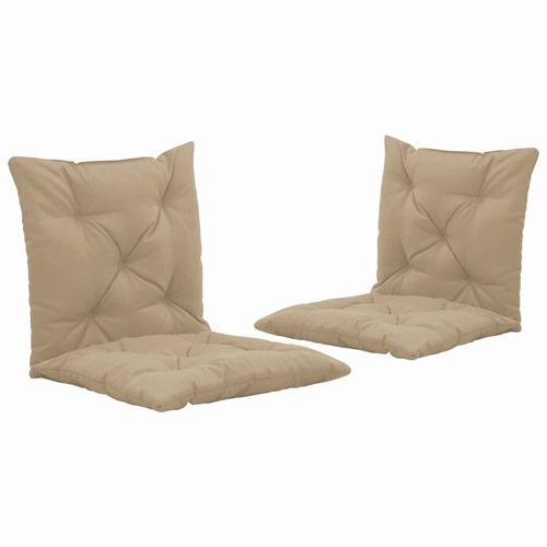 Swing Chair Cushions 2 pcs Beige 50 cm Fabric