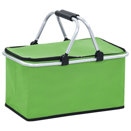 Foldable Cool Bag Green 46x27x23 cm Aluminium