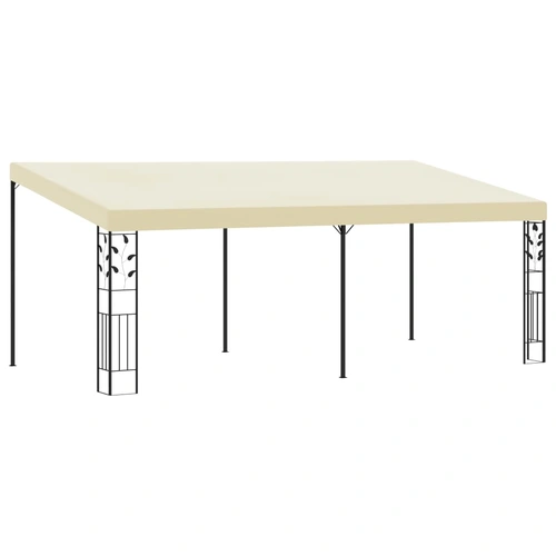 Wall-mounted Gazebo 6x3x2.5 m Cream