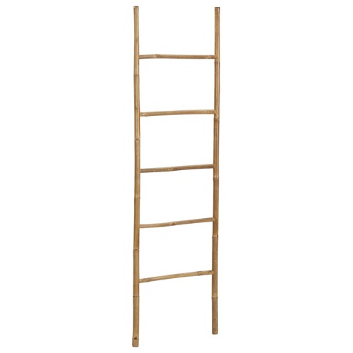 Towel Ladder with 5 Rungs 170 cm Bamboo