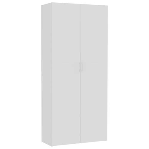 Storage Cabinet White 80x35.5x180 cm Chipboard