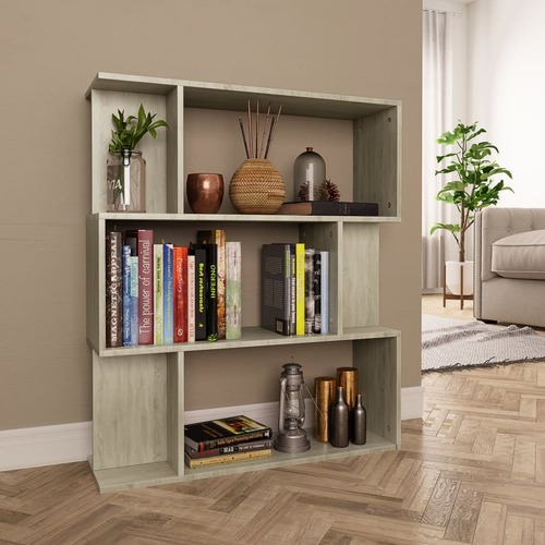 Book Cabinet/Room Divider Sonoma Oak 80x24x96 cm Chipboard