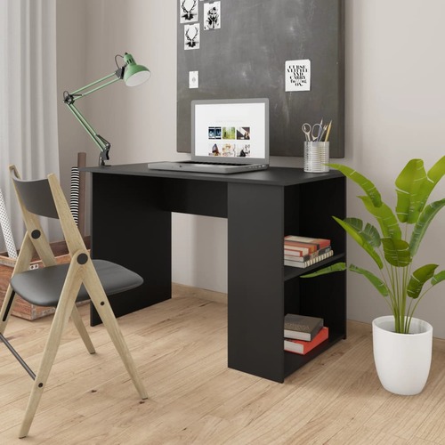 Desk Black 110x60x73 cm Chipboard