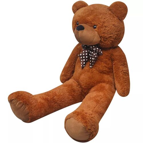 XXL Soft Plush Teddy Bear Toy Brown 135 cm