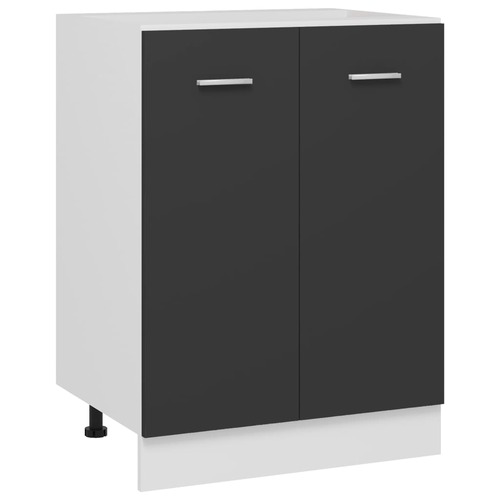 Bottom Cabinet Grey 60x46x81.5 cm Chipboard