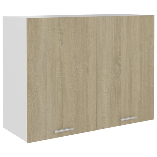Hanging Cabinet Sonoma Oak 80x31x60 cm Chipboard