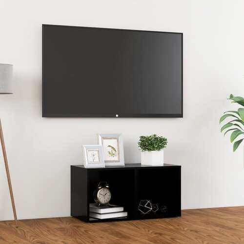TV Cabinet Black 72x35x36.5 cm Chipboard