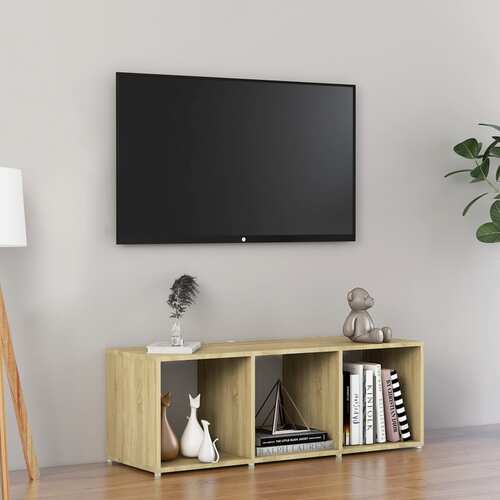 TV Cabinet Sonoma Oak 107x35x37 cm Chipboard