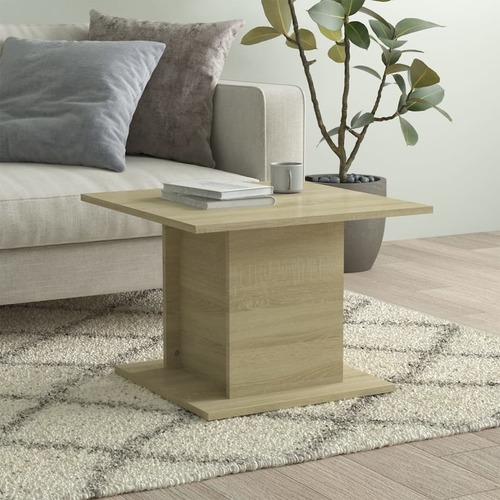Coffee Table Sonoma Oak 55.5x55.5x40 cm Chipboard