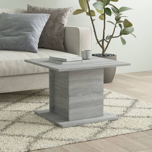 Coffee Table Grey Sonoma 55.5x55.5x40 cm Chipboard