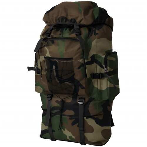 Army-Style Backpack XXL 100 L Camouflage