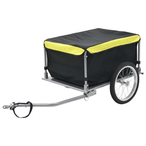 Bike Cargo Trailer Black and Yellow 65 kg