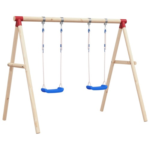 Swing Seats with Ropes 2 pcs Blue 38x16 cm Polyethene