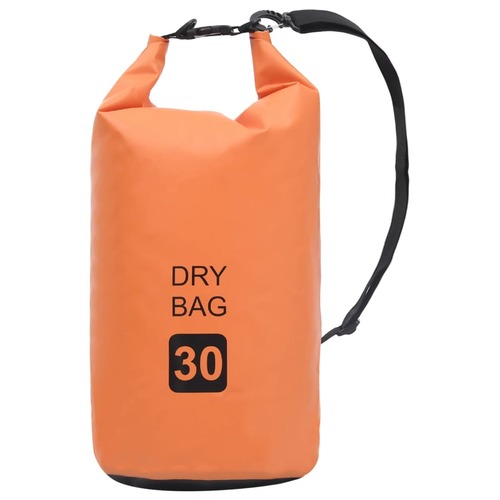 vidaXL Dry Bag Orange 30 L PVC