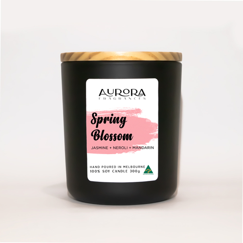 Aurora Spring Soy Candle Australian Made 300g
