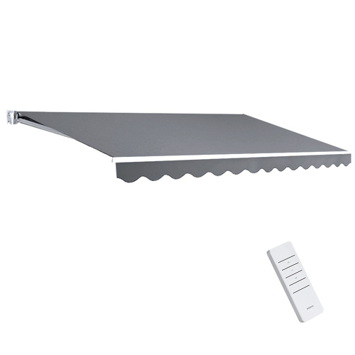 Folding Arm Awning Motorised Outdoor Pearl Retractable 4X2.5M