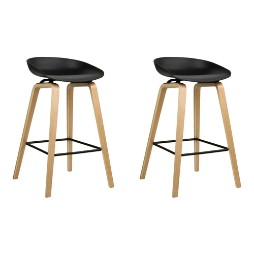 2x Bar Stools Wooden