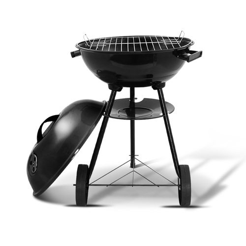 Charcoal BBQ Smoker Drill Outdoor Camping Patio Barbeque Steel Oven