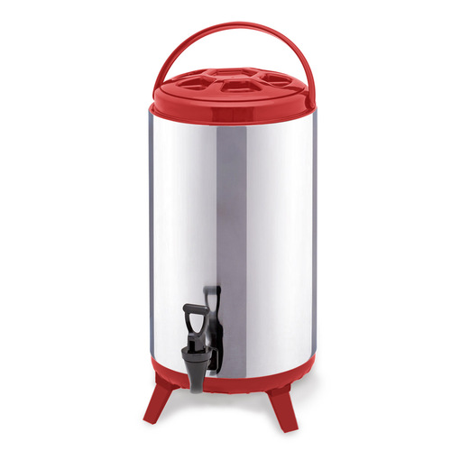 12L Portable Insulated Cold/Heat Coffee Tea Beer Barrel Brew Pot With Dispenser