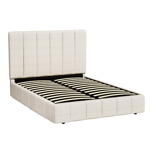 Bed Frame Queen Size Beige