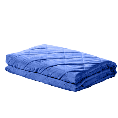 DreamZ 9KG Adults Size Anti Anxiety Weighted Blanket Gravity Blankets Royal Blue
