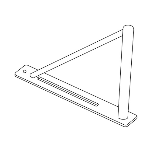 BR2 Bracket to suit timber swings for Basketball Ring