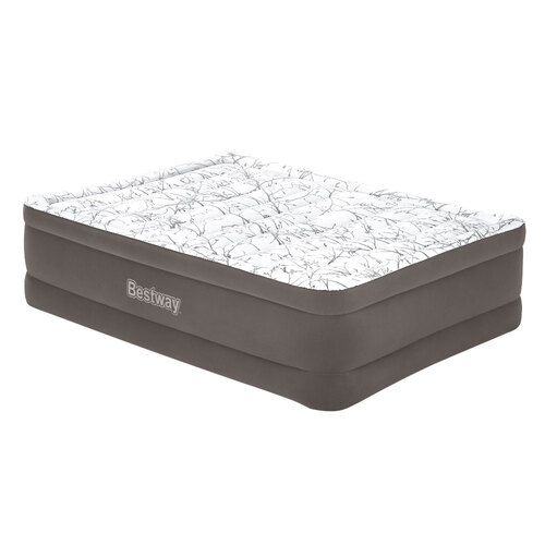 Air Mattress Bed Single Size Inflatable Flocked Camping Beds 56CM