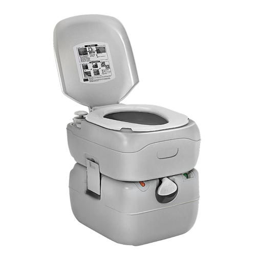 22L Portable Camping Toilet Outdoor Flush Potty Boating