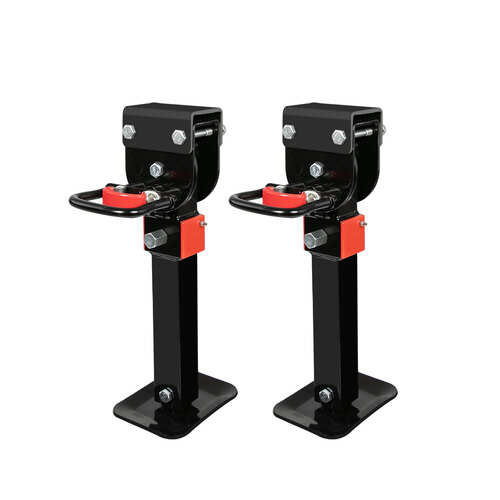  2X 410mm-545mm Drop Down Corner Black