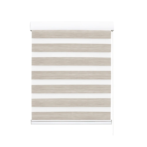  Blackout Zebra Roller Blind Curtains 120x210 Beige